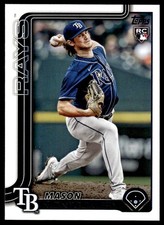 2025 Topps Series 2 Mason Montgomery #369 Rookie Card Tampa Bay Rays