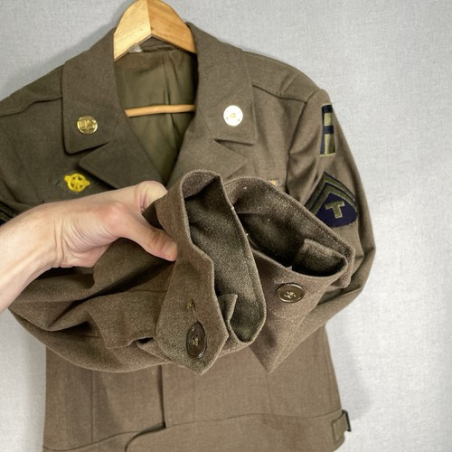 VINTAGE US Army WWII Ike Jacket Size 36 R Anti Aircraft 40s 1944 CLEAN! - Picture 5 of 15