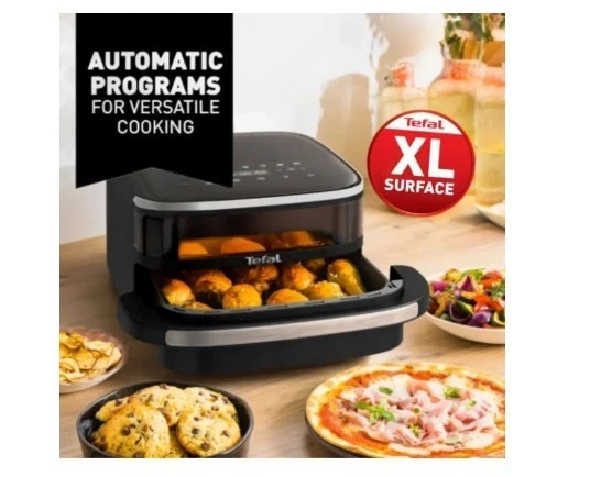 Tefal – Easy Fry & Pizza XL Plate Air Fryer 4.5L Extra-Crisp Digital Control - image 3 of 4