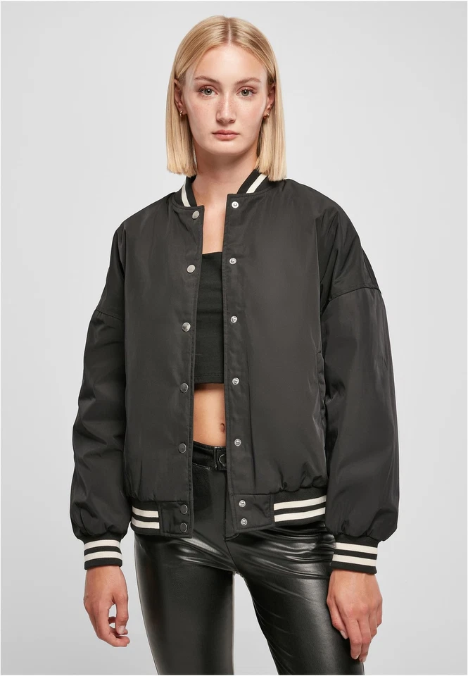 Ladies Oversized Recycled College Jacket Damen College Jacke | Urban Classics - Bild 1 von 1