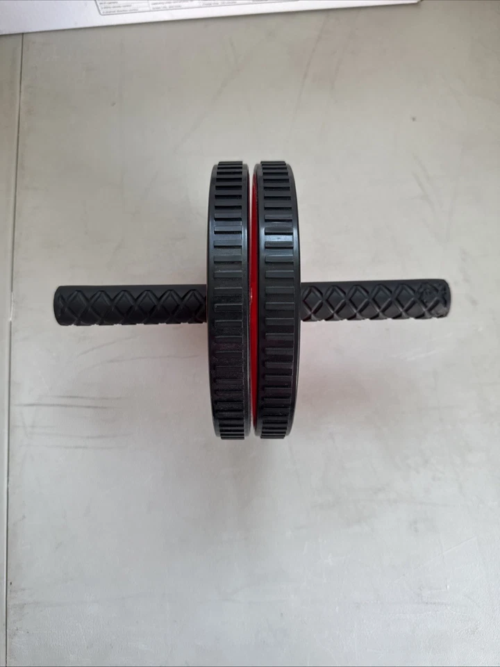 Ab Roller Dual Wheel Abdominal Exercise Fitness Home Gym Equipment - Image 2 of 3