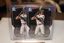 2 - 2023 Bowman Draft - Chrome Jacob Wilson #BDC-121 Refractor (RC)