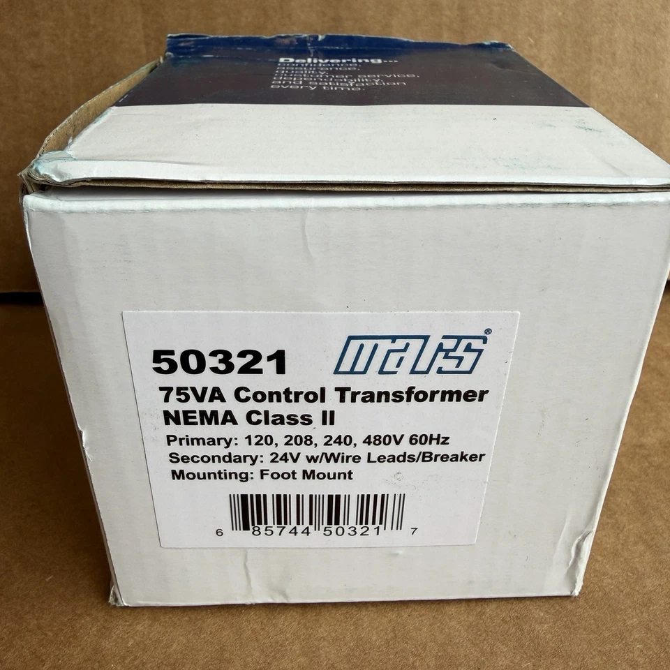 Transformador de control MARS 50321 75VA 120/208/240/480V a 24V NEMA Clase II Foto 2 de 4
