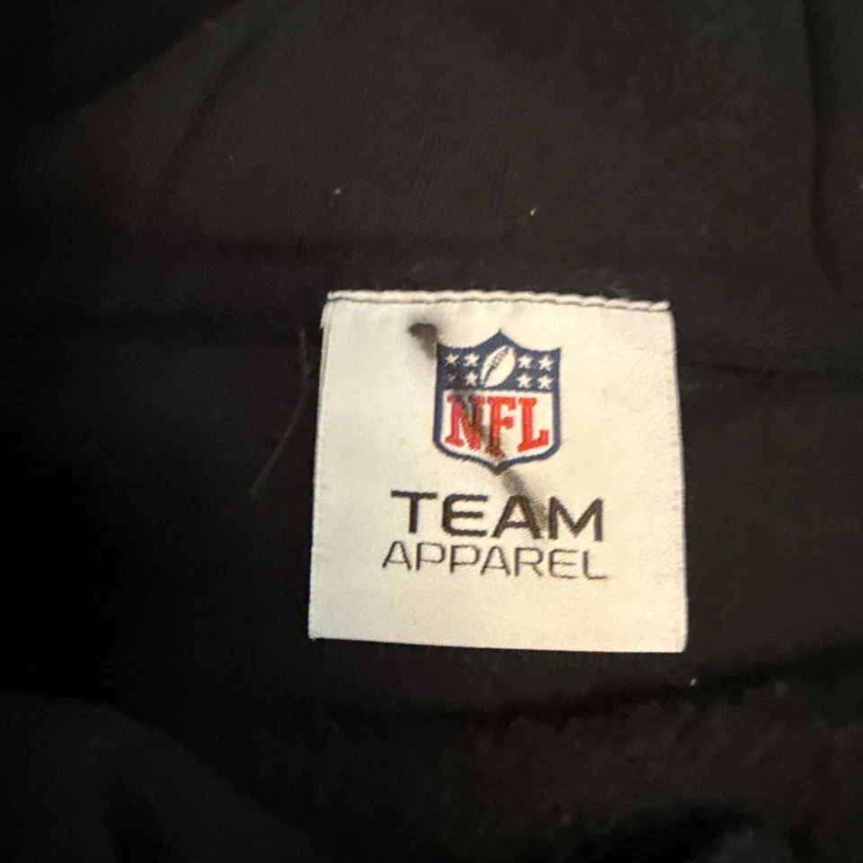 Ropa del equipo de la NFL New Orleans Saints sudadera con capucha negra grande manga larga Foto 2 de 4