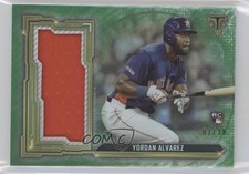 2020 Triple Threads Single Jumbo Relics Emerald /18 Yordan Alvarez Rookie RC