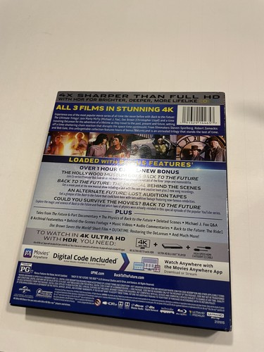 1.21 GIGAWATTS! Back to the Future: the Ultimate Trilogy UHD Blu-Ray - Picture 2 of 4