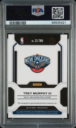 Trey Murphy - PSA 10 AUTO - 2021 Prizm Sensational Signatures Rookie - PELICANS - Picture 2 of 2