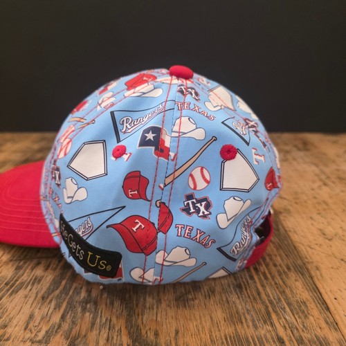 MELONWEAR Texas Rangers Baseball Cap Adjustable Graphic Print MLB Fan Mütze - Bild 2 von 4