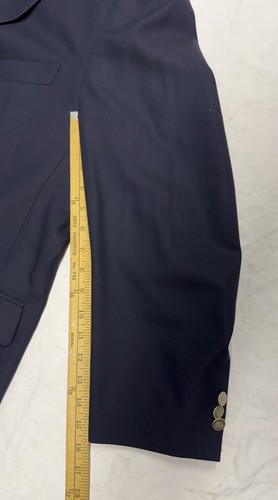 Coppley Ermenegildo Zegna 100% Wolle Blazer Jacke Gr. 44R dunkelblau Sport Mantel - Bild 24 von 24