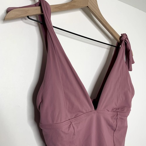L Space Isabelle One-Piece Swimsuit Womens Muave Pink Size 10 - 第 7/13 張圖片