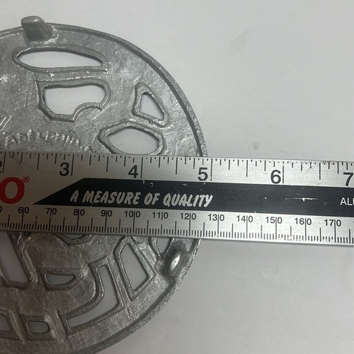 Vintage Phila House Aluminum Bald Eagle Trivet Freedom & Justice 1776 One Nation - Bild 4 von 4