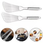 Comfortable Grip Fish Spatula Set 2pcs Effortless Handling of Fish Fillets