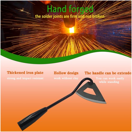 Garden Tools Hollow Hoe Stainless Steel Hoes Handle Weeding Hoe Vegetable Gar... - Picture 4 of 7
