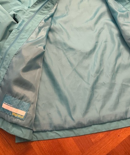 Marmot Youth Girls Windbreaker Lined Rain Jacket Size Medium - Picture 3 of 4