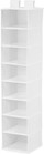 Honey-Can-Do 8-Shelf Hanging Closet Organizer, White Sft-01239