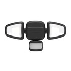 Mr. Beams Motion-Sensing Battery Powered LED Black Security Light