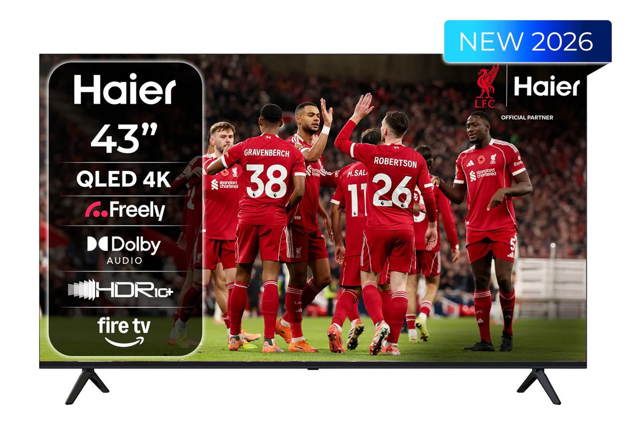 Haier 43 Inch QLED 4K HDR Smart TV H43S80GUF with Alexa Voice Control