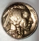 BUFFALO Indian Head Nickel lot (3) Coins, FULL DATES  Sequential 1935 1936 1937!