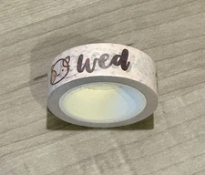 New Paper Kuma Co Days Of The Week w/ Cats washi tape roll 15 mm PaperKumaCo