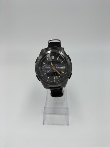 Casio WVA-M650 Solar Watch, Analog Digital, Resin Band, Unisex, Used