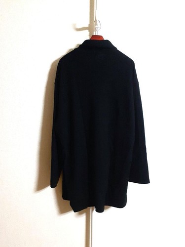 Yohji Yamamoto Black Pullover Long Knit Sweater Men Size 3 Japan EX - Picture 11 of 24