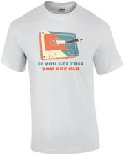 If You Get This You Are Old Cassette Pencil Shirt