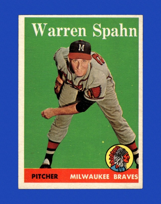 1958 Topps Set-Break #270 Warren Spahn EX-EXMINT *GMCARDS*