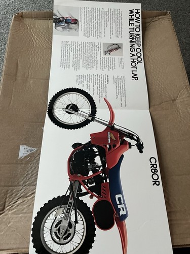 1983 Honda CR80 Shop Manual & 2 Brochures - Picture 6 of 6