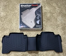 05 - 15 Tacoma All Weather liner tray Mat 2nd row Black genuine WeatherTech NEW