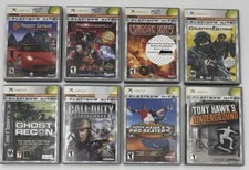 Xbox Platinum LOT: Tony Hawk Crimson Mechassault Call Duty Counterstrike Ghost