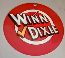 Winn-Dixie Grocery Stores Metal Wall Decor Sign • Winn Dixie