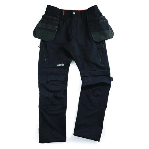 Mens Scruffs Tech Holster Multi Pocket Workwear Trousers Sizes 30-40 - 32 Leg