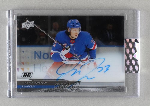 2024-25 Upper Deck Clear Cut Matt Rempe #CC-RE Rookie Auto RC
