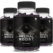 (3 Pack) Primal Boost Advanced Gummy, PrimalBoost Daily Energy (3 Month Supply)
