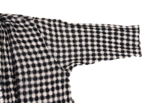 JURGEN LEHL Checked Woven Long Cardigan Size M(K-160938) - Picture 6 of 12