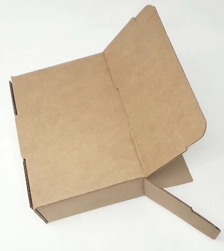 25 Pieces 9" x 6" x 3" Corrugated Security Mailer Shipping Box - NO TAPE NEEDED - Picture 7 of 8