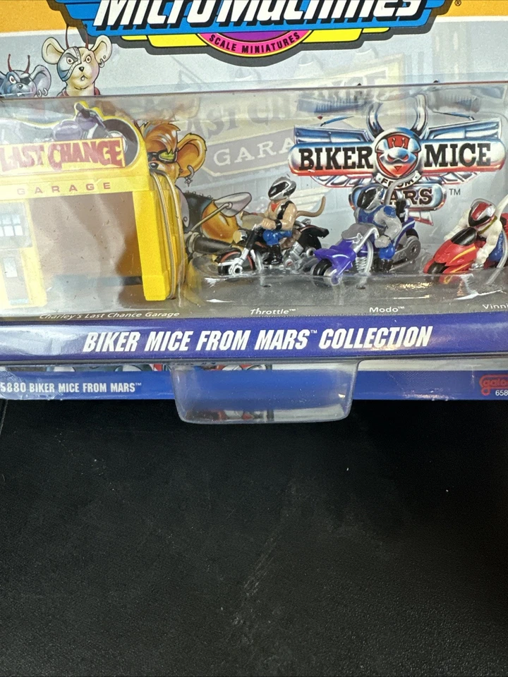 1993 Galoob Micro Machines BIKER MICE FROM MARS COLLECTION #1 65880 - NEW Sealed - Image 2 of 3