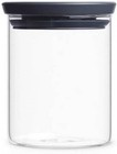 Brabantia 298288 Stackable Glass Jar, 0.6 L 0.6L 