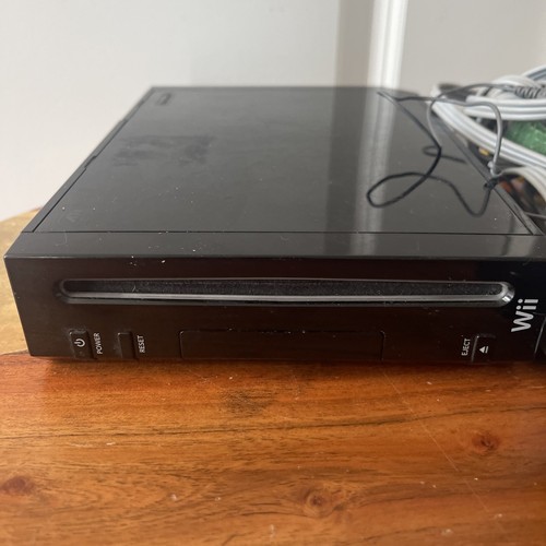 Nintendo Wii negra con mando, cables y sensor | RVL-001 | - Imagen 2 de 12