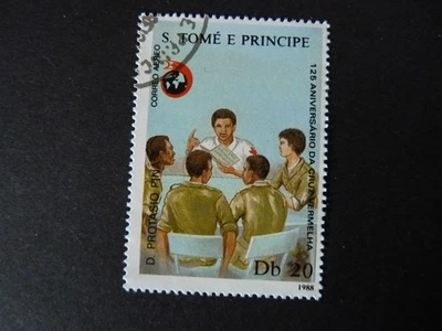 Sao Tomé-et-Principe 1988 - YT n° 931 oblitéré - Croix rouge - Photo 1/2