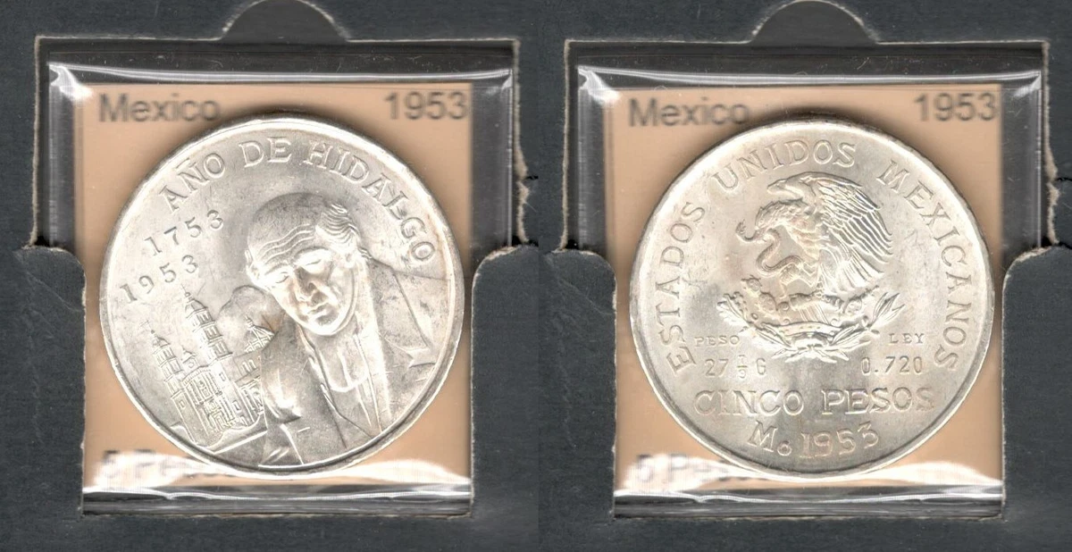 5 Pesos 1953 Mexican Coins (1905-Now) for sale | eBay