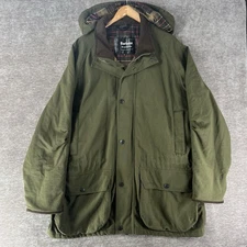 Barbour Berwick T2 Breathables Endurance Green Jacket Coat Removable Hood Men XL
