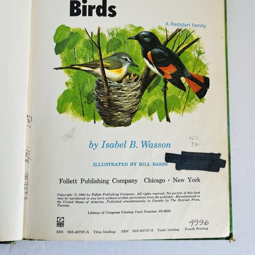 Lot of 3 Vintage Children's Bird books Follett Science Golden Exploring Earth - Foto 8 di 24