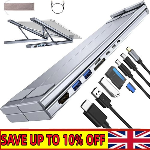 Miraclew 8-in-1 USB-C Laptop Stand,Civilized Laptop Stand