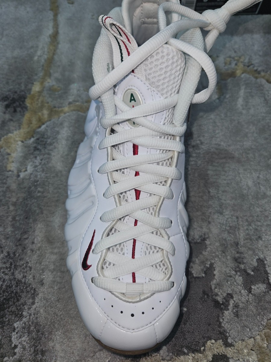 Size 9 Mens - Nike Foamposite Pro Gucci - White (624041-102) New