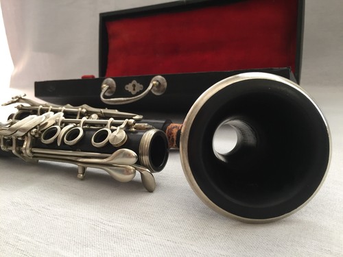 INSTRUMENT DE MUSIQUE VENT & BOIS CLARINETTE ANCIENNE PELISSON GUINOT BLANCHON - Picture 6 of 10