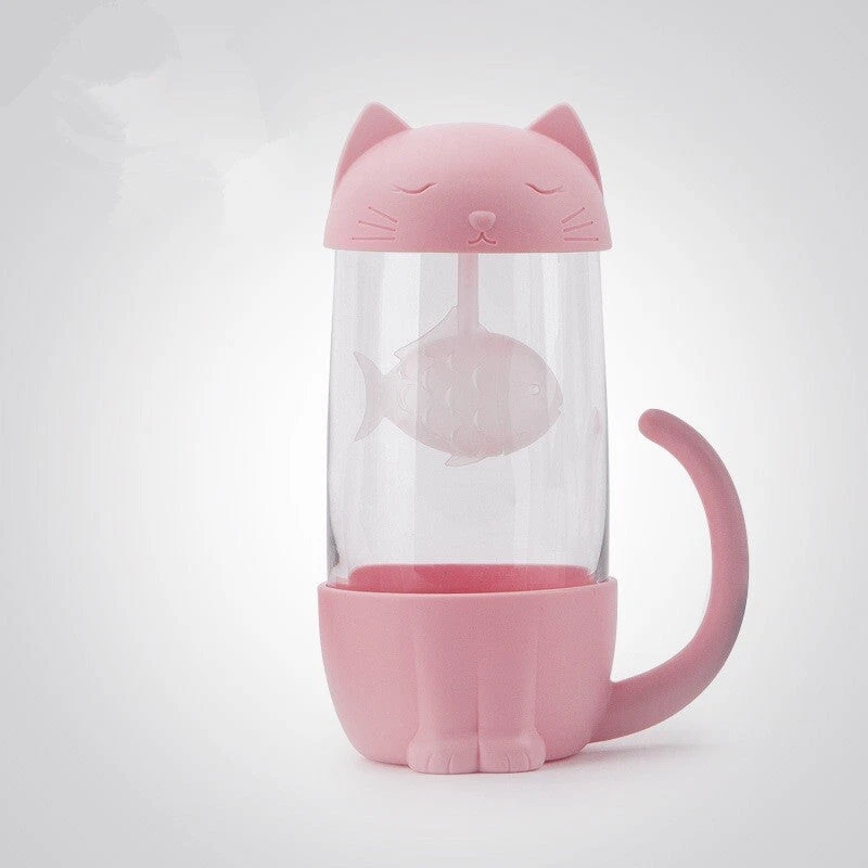 Cat Shaped Tea Infuser, Glass Cup, 9.4 oz
Opens in a new window or tab
