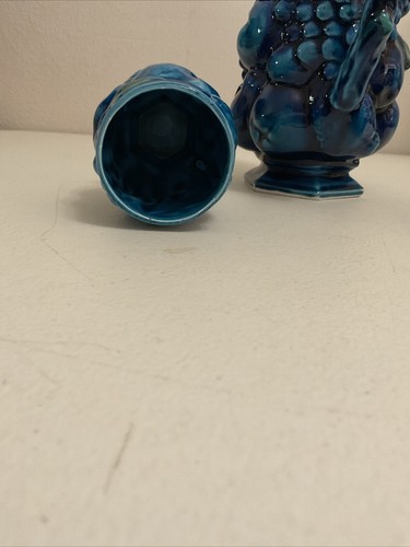 1960 INARCO Blue Indigo Pitcher & 2 Drinking Glasses Set - Picture 11 of 18