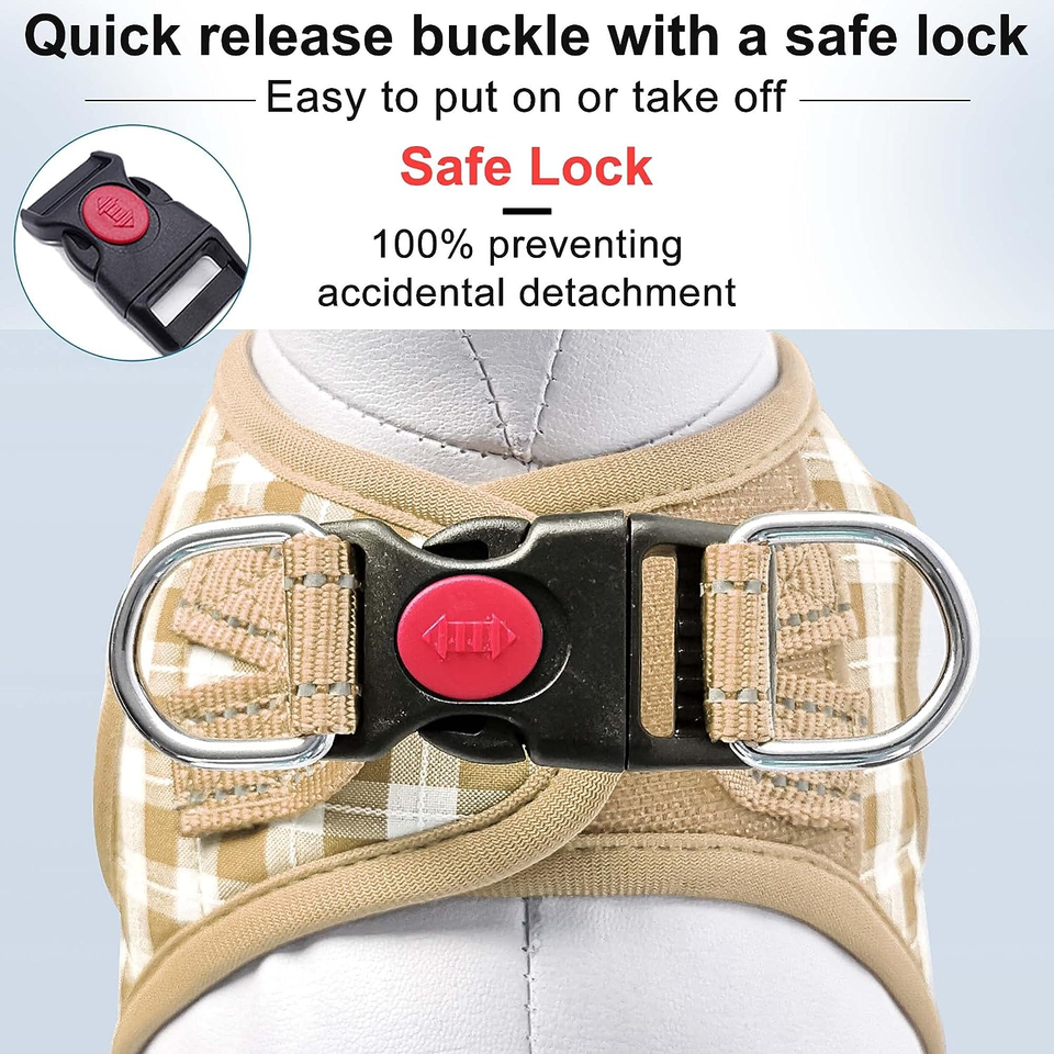 Dog Harness StepIn Breathable Puppy Cat Dog Vest Harnesses for Small