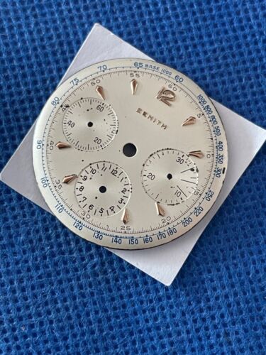 Vintage Zenith Chronograph Dial 33,5 mm (1/16229) - Imagen 4 de 6